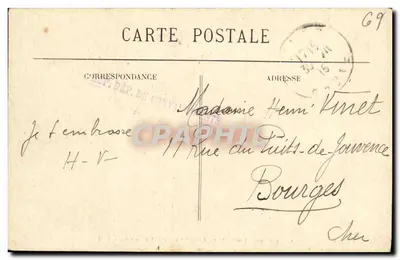 LYON — Widok ogólny — Dzielnice Bellecour i Guillottière — T. T. — Rewers