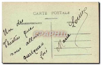 Lione — Il Grande Teatro e la Rue Puits-Gaillot — Editore: Tanguy & Cie, n° 5295 — Verso