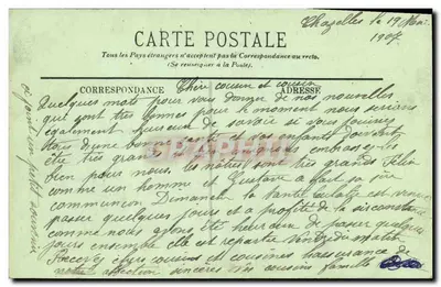 La Martinière — Meisjeschool — Herinnering aan de bezoek van de President van de Republiek aan Lyon — LL — Achterkant