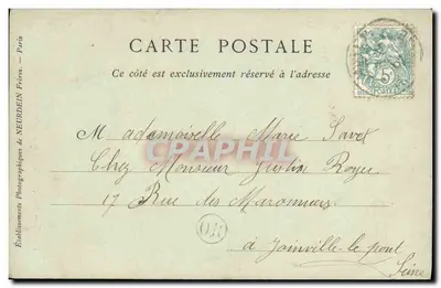 LYON — Monument poświęcony pamięci Prezydenta Carnota — Zbiory ND. Fot. nr 134 — Rewers