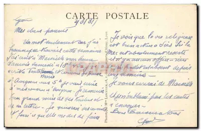 Il Ponte Pasteur e i Nuovi Macelli — Lyon Artistique, M. 282 — Verso