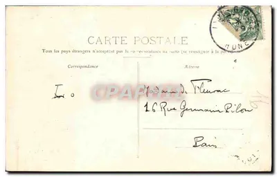 Estátua de La Saône — Lyon — P. Martel, Eyon, n°335 — Verso