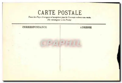 La Bourboule — Place du Jet d'Eau et Nouvelles Galeries — LL. n°74 — Verso