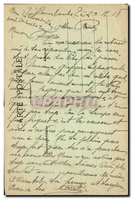 La Bourboule — A Poste e o Hôtel-de-Ville — L'Auvergne Pittoresque 2633 — Verso