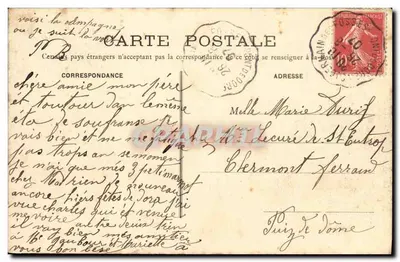 Castelo de Ladort — Thiers (P.-de-D.) — Verso
