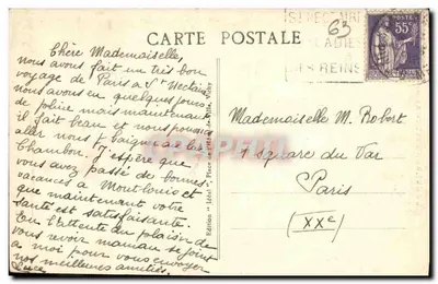 Góry Couze blisko MUROLS — Piekne krajobrazy Auvergne — Wydawnictwo Idéal, nr 3456 — Rewers