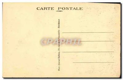 Flaujagues (Gironde) — Algemene uitzicht — Fot. Marcel Delboy, 39, rue de la Rousselle, Bordeaux — Achterkant