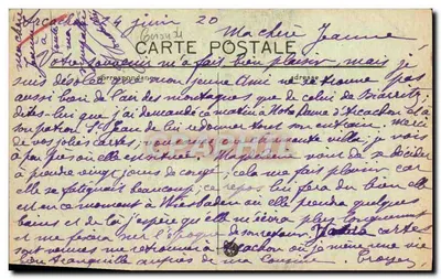 Arcachon — Notre-Dame des Marins trouvée sur la Plage — Côte d'Argent, n°50 — Rewers