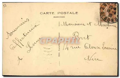 Bassin d'Arcachon — Kanał — Odpływ poczty — Wyd. Laviolette, nr 33 — Rewers