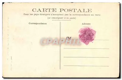Arredores de Arcachon — O Sémaphore — Coleção V. Faure — Verso