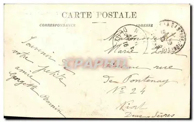 Bordeaux — Het Brug en de Pijl van Sint-Michaël — C.B. — Achterkant