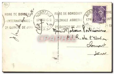 Bordeaux — De Kathedraal. De pijlers — LL.5 — Achterkant