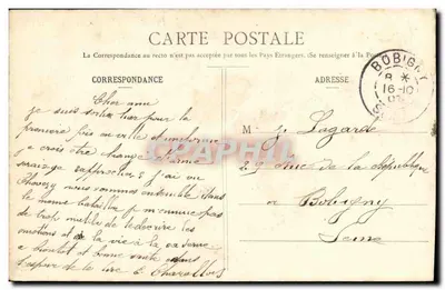 NANCY — Statua Thiersa — Imprimeries Réunies, Naney, nr 46 — Rewers