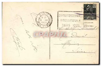 Nancy w nocy — Fontanna Amphitryty — Strona tylna — Wydawca J. L. M. (logo) — N° 30 — Rewers