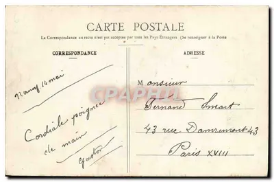 Porta Désilles e Rue de Metz — Nancy — editor Némo des Mécanismes Fluviaux, n°41 — Verso
