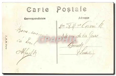 Porte de Metz — TOUL — Edition Péan, artigos militares — Verso
