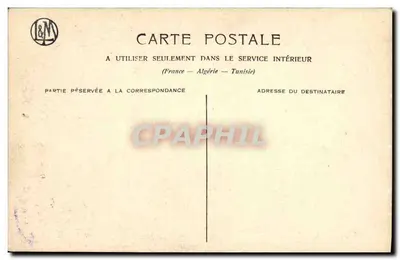 Mont St-Michel. La Grève — widok klasztoru — wydawca L. Essieuv — Rewers