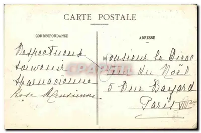 Mont-Saint-Michel — Algemene uitzicht en Wagen van Genets — Speciale editie bij de Abdisie — Achterkant
