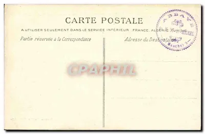 Mont Saint-Michel — Los Remparts, lado Este — G.F. 3419 — Reverso