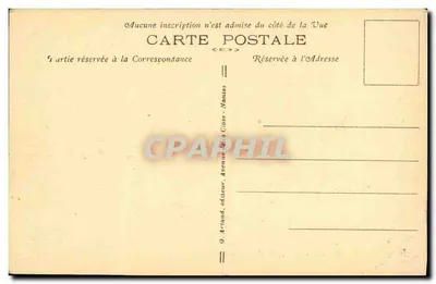 Cherbourg — Calçada Alexandre-III — G. Arland, editor, Nantes — Verso