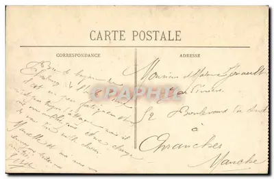 Cherbourg - Przylądek i Przewoźniki Transatlantyckie — Zbiór P. B., Cherbourg — Rewers