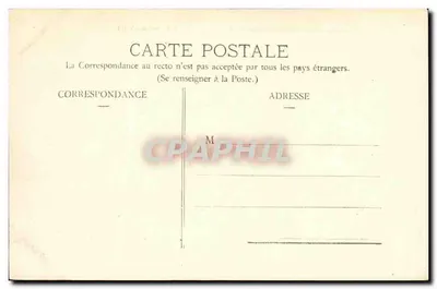 Luz sobre o oceano — farol de Auderville — A. V. Cherbourg N. 632 — Verso