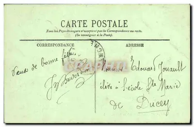 Avranches — Pałac Sądowy — LL. — Rewers