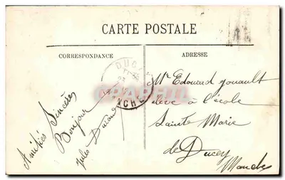 Dintorni di Avranches - Saint-Piènce - Castello del Parc — Verso