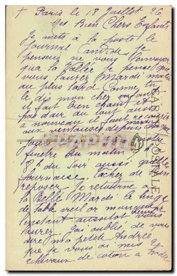Granville — O Boulevard e o Guet — Verso