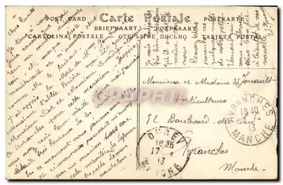 Mortain — Skarpa zwana « Dolmenem » lub « Kanałem » — JND fot. — Rewers