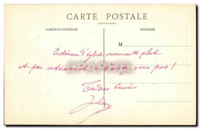 Mortain (Manche) — La Iglesia — Editor: Duchy & Fils, n°21 — Reverso