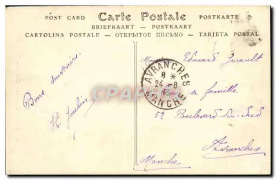 Mortain — A Colegiada — ND Pbot. — Verso