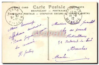 Mortain — Ogólny widok z Fresnay — nieznany wydawca, nr 2 — Rewers