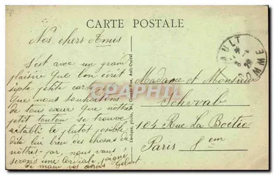 Onival — Ogólny widok z pól — Lévèque, fotografie, Ant. Onival — Rewers