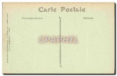 Peronne — Zamek — Zamek — Fotografia E. Souillard — Rewers