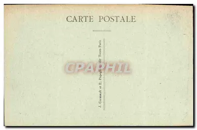 PÉRONNE (Somme) — Wewnętrzne wnętrze zniszczonej świątyni św. Jana przez Niemców — Visa Paris N° 2039 - A.P. — Rewers
