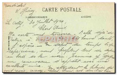 Le Crotoy — Plaża i Morze — LL. — n°85 — Rewers