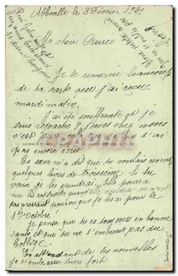 Abbeville — Souvenir d'Abbeville — wydawca Neurouin Frères — Rewers
