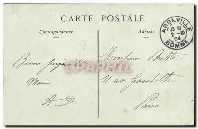 Abbeville — Cemitério de Abbeville, Monumento de Boucher de PertHes — por Nadaud — Verso