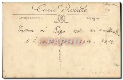 Abreville — La caserne Courbet — LL. — n°75 — Achterkant