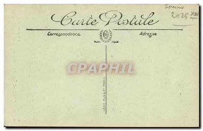 Abbeville — La Iglesia de San Vulfrano — El Portal Central — Edición reservada J. Capet — Reverso