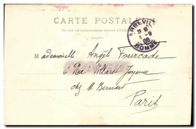Arberville — Most Przy Polanach — wydawca Théophile Léonard — Rewers