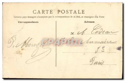 Abbeville (Somme) - A Hôtel-Dieu — B.F., Paris, n°19 — Verso
