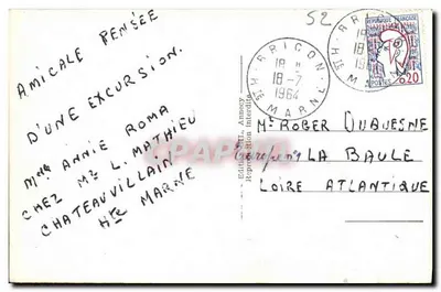 Lac d'Annecy — Teleferico di Veyrier-du-lac e massiccio dei Bauges — Edizione TL, Annecy — Verso