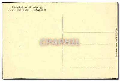Catedral de Estrasburgo — A nave principal — Mittelschiff — Verso