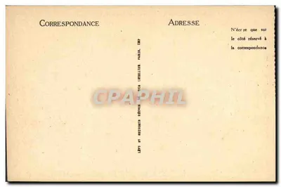 Bacia das Ninféias — Exposição dos Artes Decorativas Modernas — Paris 1925 — Verso
