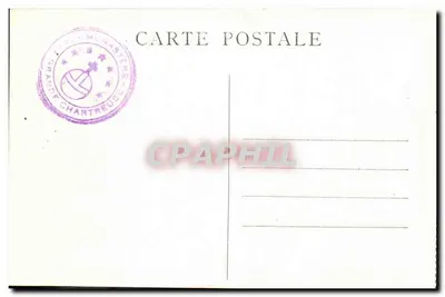 Dauphiné — 60. Mosteiro da Grande-Chartreuse — Vista geral reduzida e completa — Cl.A.V. — Verso