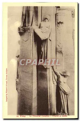Vimy - O Memorial Canadense - Caridade e Sabedoria — Escultura de Walter Allward, Toronto