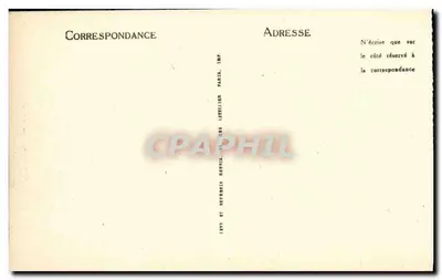 Marie-Antoinette auf dem Weg zur Hinrichtung — Zeichnung von David — Nr. 4054 — Rückseite