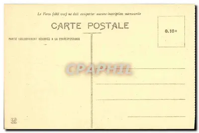 Pau - Castelo de Henri IV — Quarto de Psyché ou Sala das Tapeçarias de Psyché — Fototipia Labouche, Toulouse — Verso